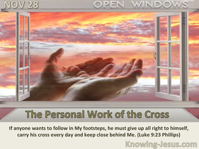 The Personal Work of the Cross
